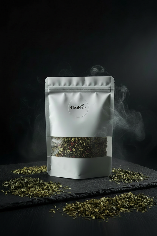 Verde Luxe - harmonieuze groene Gunpowder thee met framboos en citroengras.