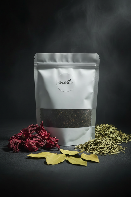 4TeaNoir thee met drie ingrediënten