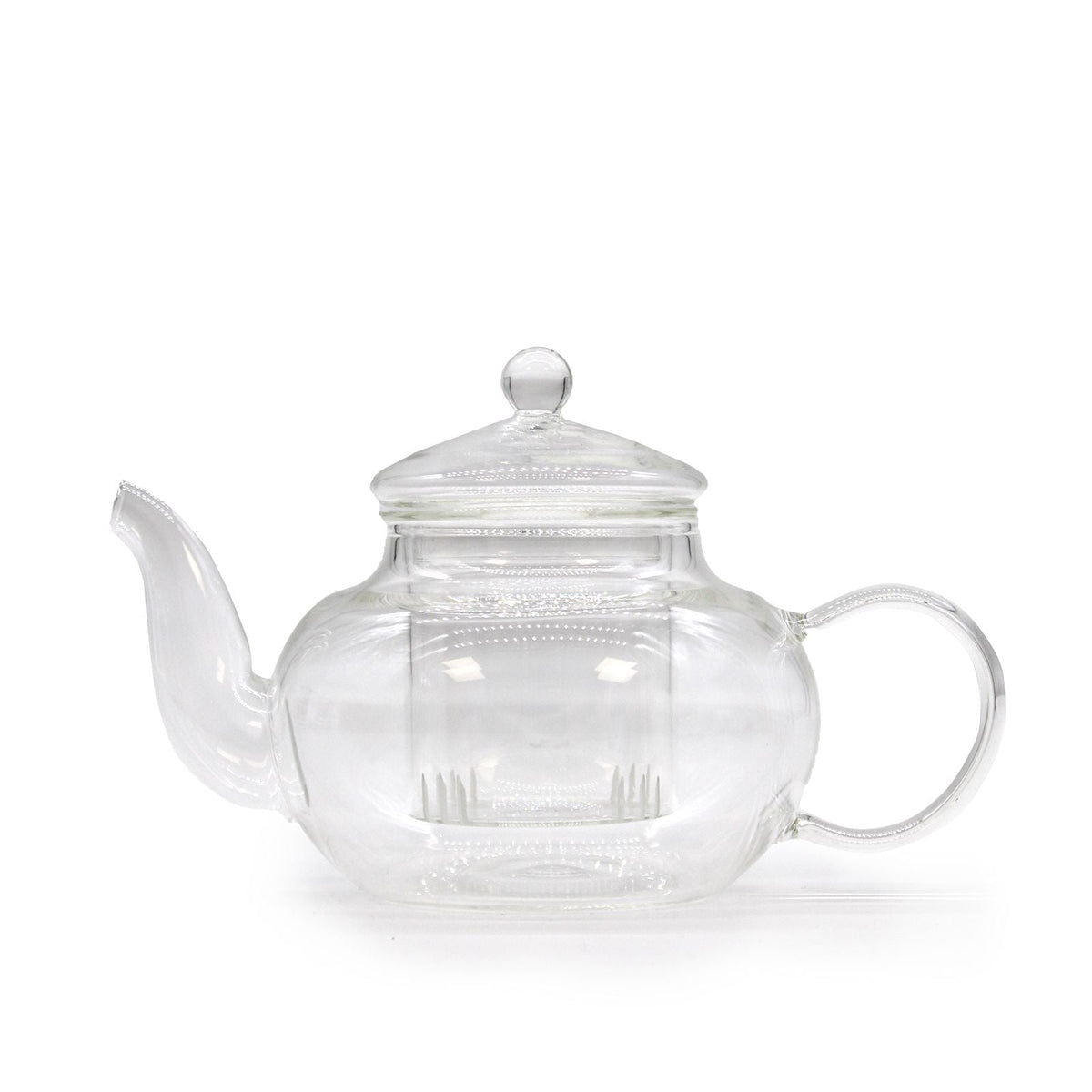 Glazen theepot met theezeef – Rond Pearl – 400 ml