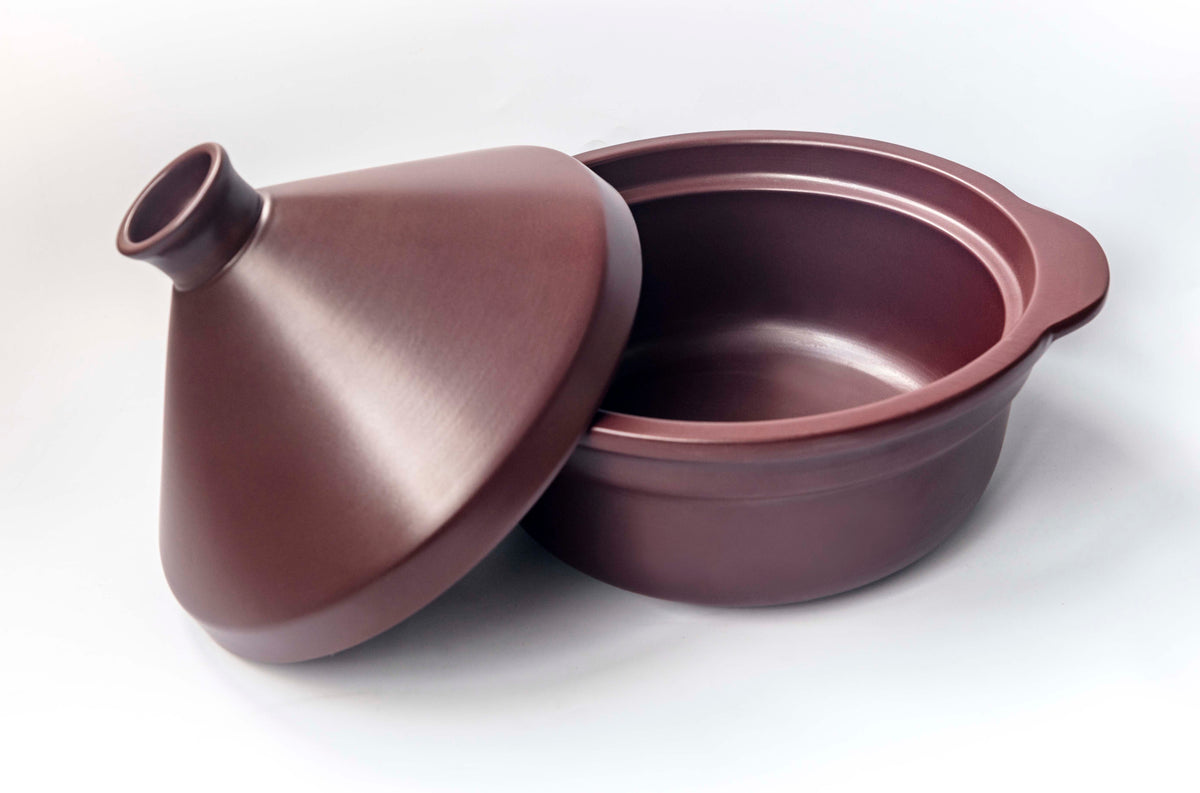 Purple Zisha clay tagine – available in 22 cm and 26 cm