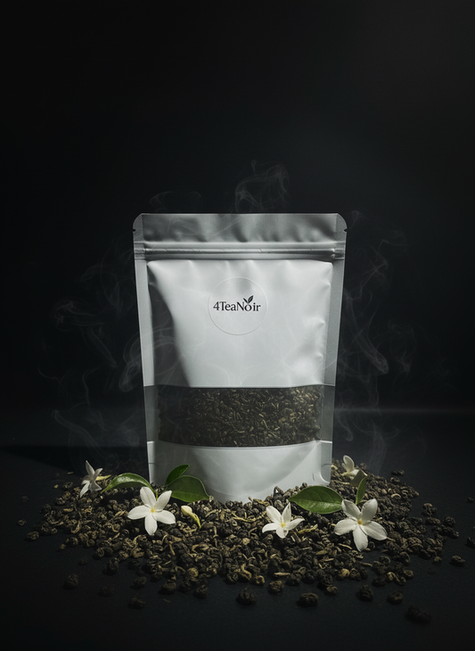 Mysterieuze 4TeaNoir met Gunpowder en Jasmijn